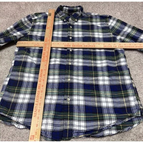 J. Crew Button Down Shirt Multicolored Plaid Long Sleeve Men’s Size Large - Picture 2 of 11
